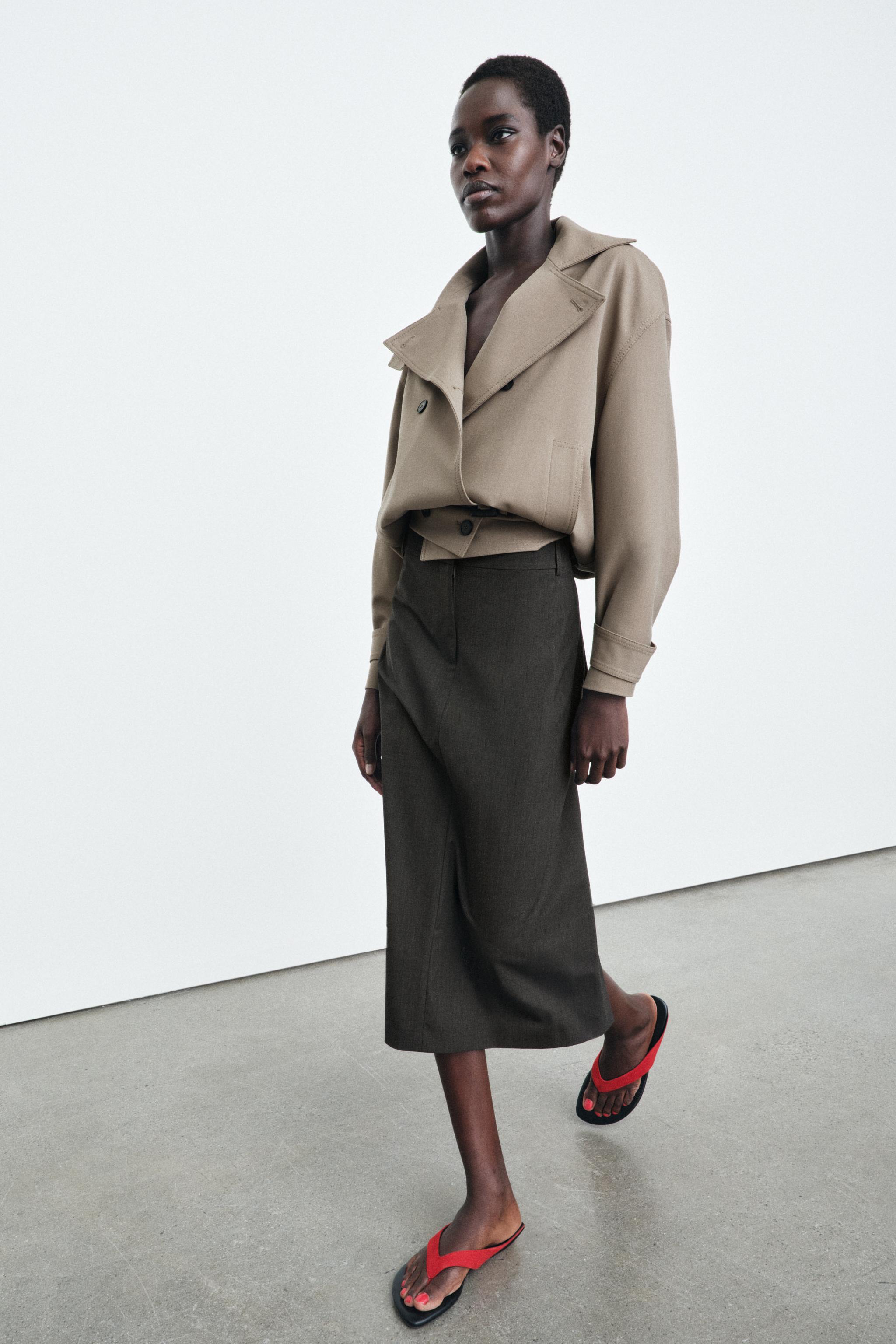ZW COLLECTION STRAIGHT MIDI SKIRT